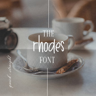 Rhodes Handwritten Font