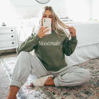 Mood Reader Green Crewneck