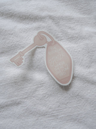 Bookish Hotel Sticker