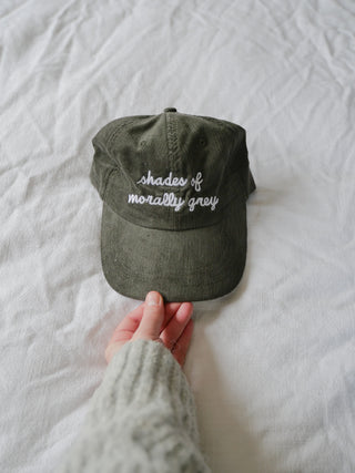 Shades of Morally Grey Corduroy Hat