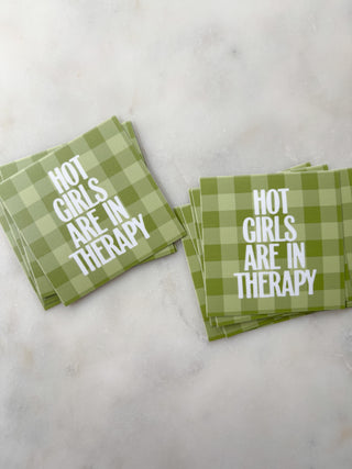 Hot Girls Are in Therapy Sticker