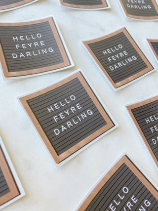 Hello Feyre Darling Officially Licensed ACOTAR Sticker