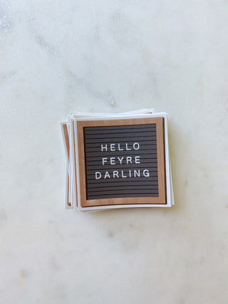 Hello Feyre Darling Officially Licensed ACOTAR Sticker